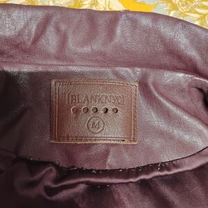 BlankNYC  Burgundy Leather Jacket